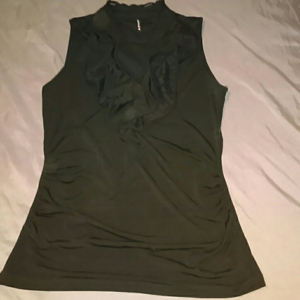 Black formal blouse